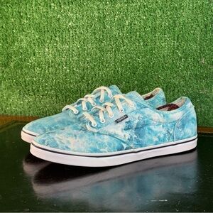 Vans Polyvore Aqua Tie-Dye Canvas Women’s Size 8.5